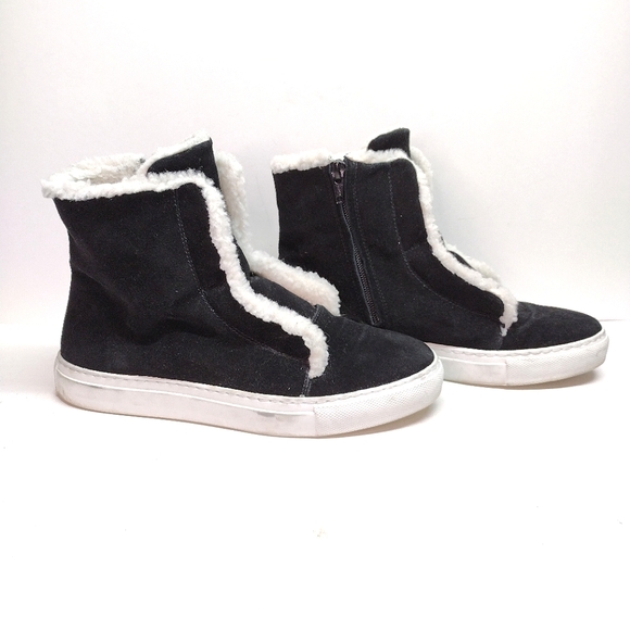 Joshua's high top faux wool lined women's shoes size 37 (Josh Sanders) - Picture 1 of 9